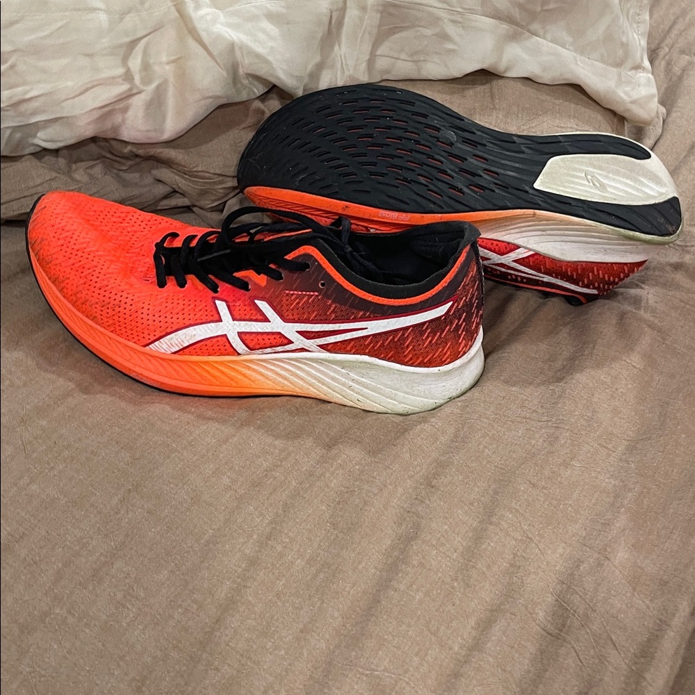 Asics Women's Magic Speed Road Running Shoes Orange 1012A895 Size 8.5